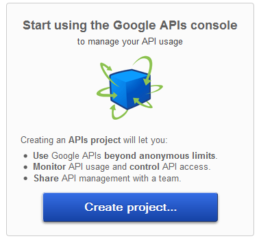 Create project API